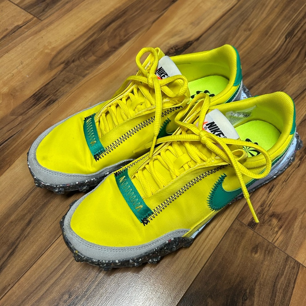 Nike Bright Yellow and Green Athletic Shoes